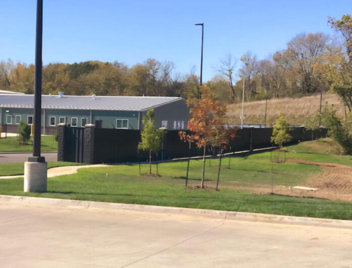 Metal screen fence - Unified Government Public Facilities - Kansas City, Kansas