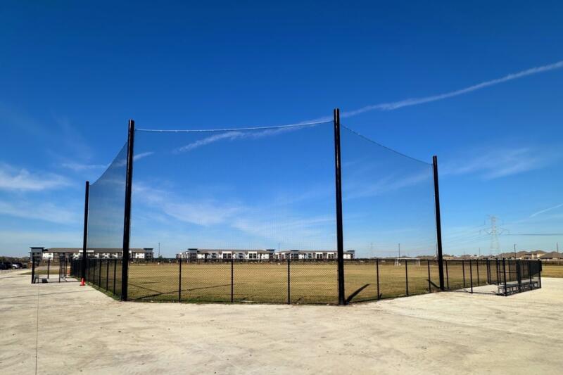 Backstop netting - Texas Heritage K-8 School - Grand Prairie, Texas